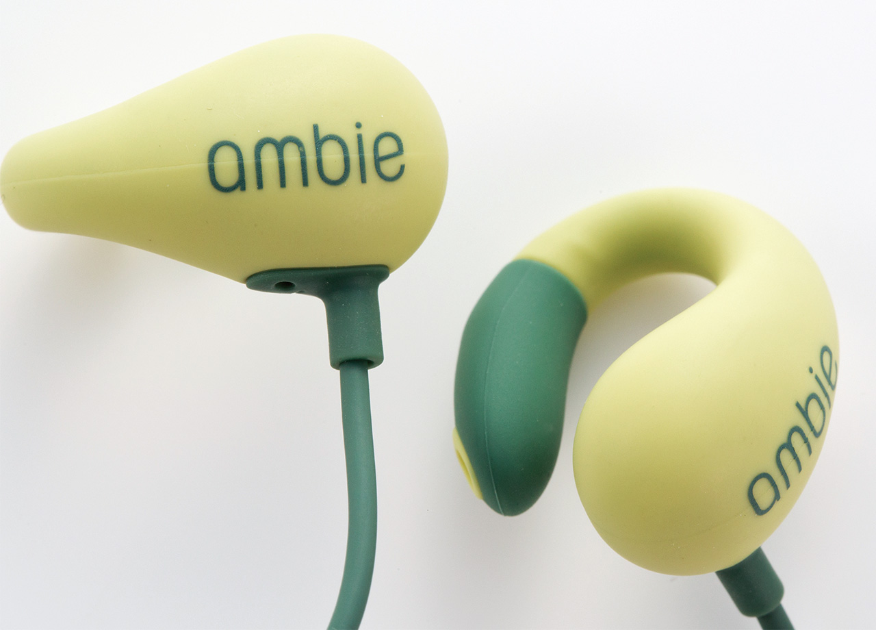 ソニー最新！！【Ambie 】イヤホン グリーン ambie sound earcuffs AM
