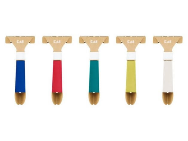貝印、脱プラスチック仕様の「紙カミソリ」を発売