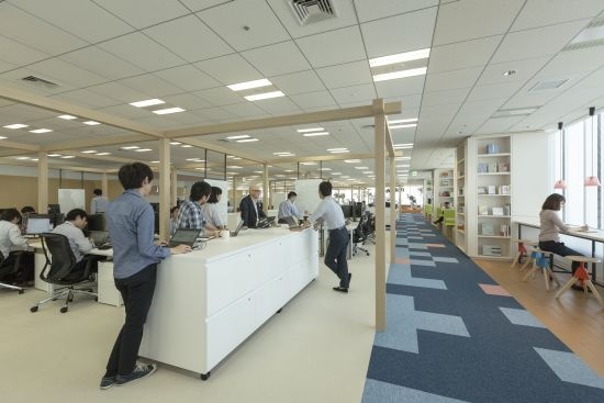 ホンダR&DセンターXの拠点の1つであるHondaイノベーションラボTokyo。東京・赤坂にあり、人が集まりやすく、すぐに議論がしやすいフラットな環境