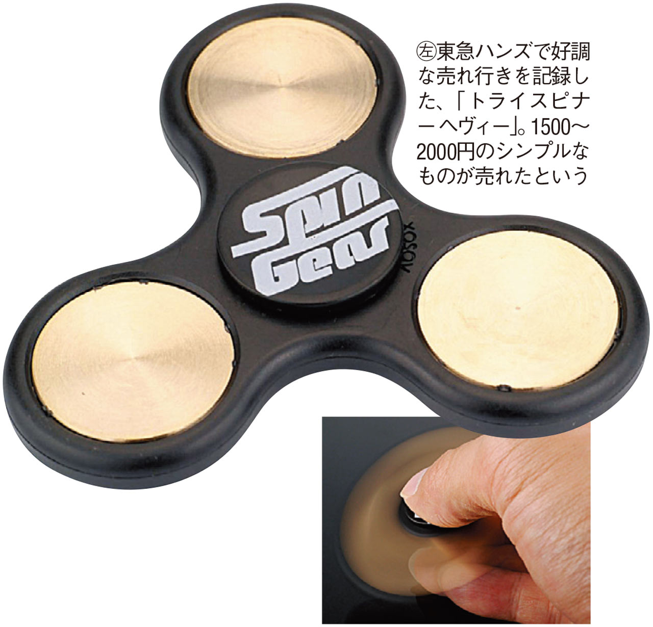 10位 ハンドスピナー 玩具史に残る“謎の最大瞬間風速”：日経クロストレンド
