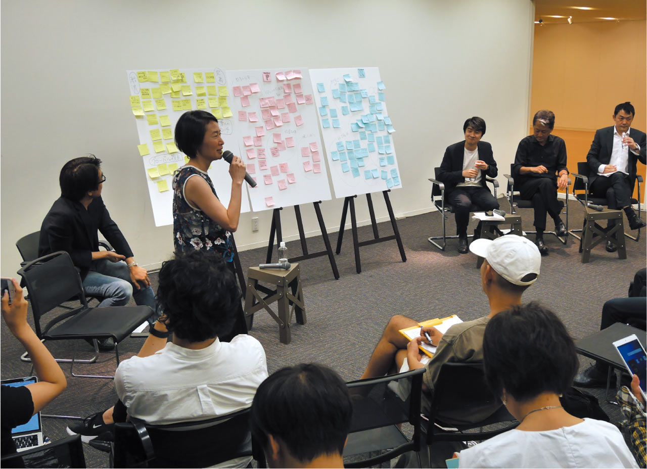 6月13日に開催された「『デザイン経営』宣言カンファレンス」の模様。研究会の委員と日本デザイン振興会が連携し、報告書の内容について討論する「場」を用意したもの。100人以上のデザイナーやクリエイターが来場した