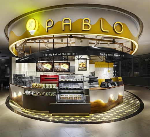 2018年9月時点で15店舗と海外出店にも積極的(写真はタイにあるPABLO Bangkok Siam Paragon Mall店)