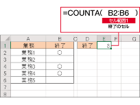 上の表で が入力されているセルの数を調 日経クロストレンド