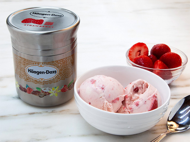 ハーゲンダッツも採用　画期的な「ごみゼロ」容器、小売店でも