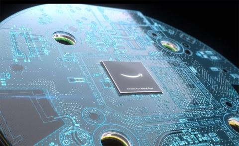 Echoなどに搭載する新型プロセッサー「AZ1 Neural Edge processor」（出所／米アマゾン・ドット・コム）