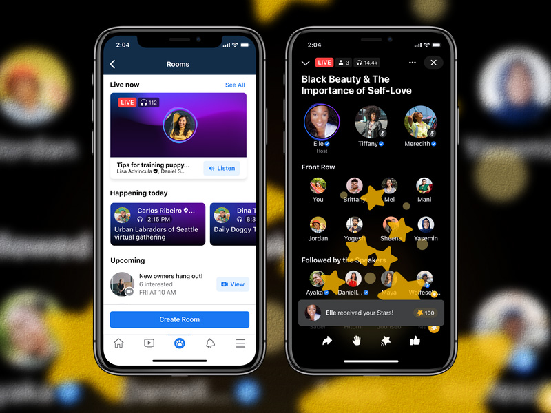 フェイスブックがClubhouse対抗、編集再配信やマネタイズ可能に