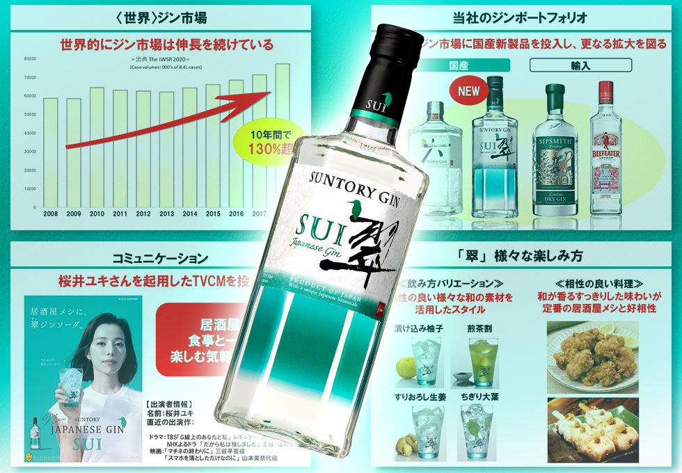 サントリー 翠 Sui の資料 オンライン試飲は効果てきめん 日経クロストレンド