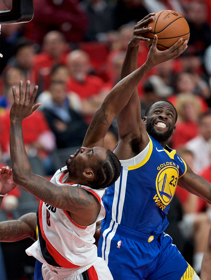 米NBAのゴールデンステート・ウォリアーズはAIチャットボットなど、最新テクノロジーの導入に積極的なことで知られる（写真／AP、アフロ）