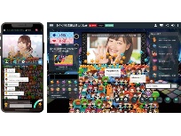 Showroomでのライブ配信の様子 イ 日経クロストレンド Showroomでのライブ配信の様子 イ 日経クロストレンド