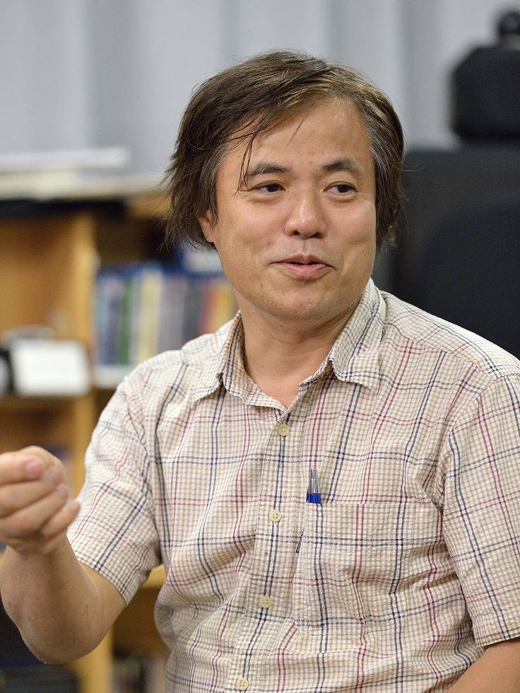 「かないまる」こと故金井隆さん。写真当時の肩書はソニー ホームエンタテインメント＆サウンド事業本部 V&A事業部 音響設計部 主幹技師（月刊「HiVi」2012年9月号より）
