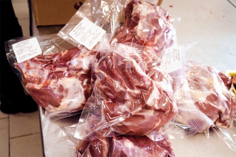 カルムイク共和国のイバノブズダニル社で販売している羊肉