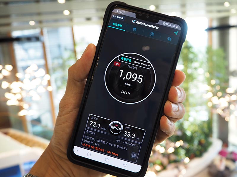 「1ギガビット超」で体感速度6倍　韓国で見た5Gの圧倒的な実力