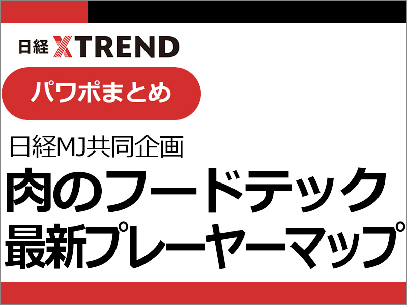 パワポまとめ「肉のフードテック最新プレーヤーマップ」