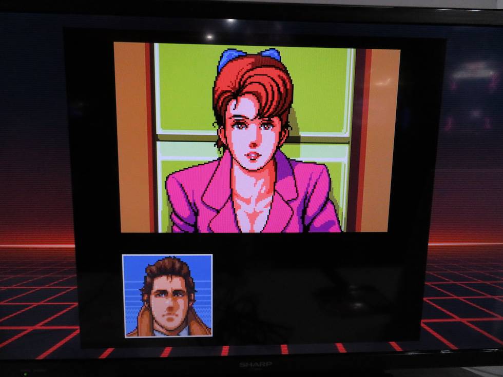 サイバーパンクな世界観が特徴のアドベンチャーゲーム、『SNATCHER』も音声がバッチリ再現されている