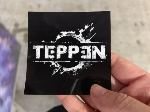 『TEPPEN』のツイッターアカウントをフォローすることでもらえる特製ステッカー