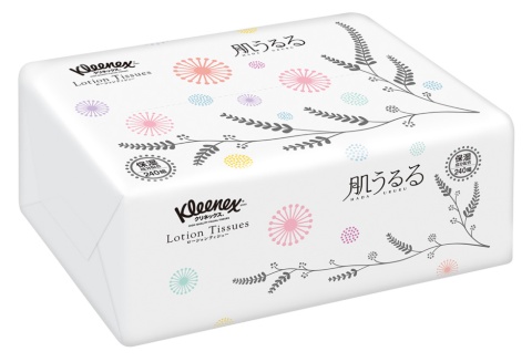 日本製紙クレシアの「クリネックス ローションティシュー 肌うるるソフトパック（240組）」