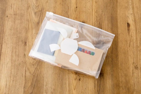 ロハコの「スライダーバッグMサイズ」。食材以外にも多様なものを収納できる