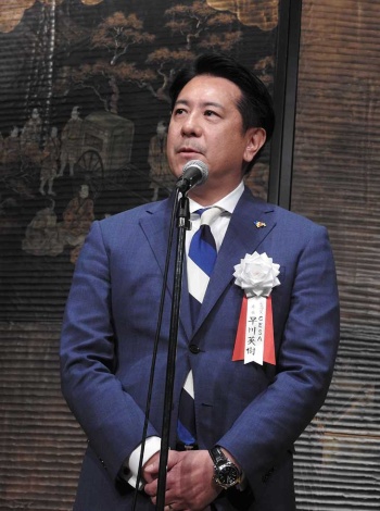 一般社団法人コンピュータエンターテインメント協会(CESA)の早川英樹会長(コナミデジタルエンタテインメント社長)