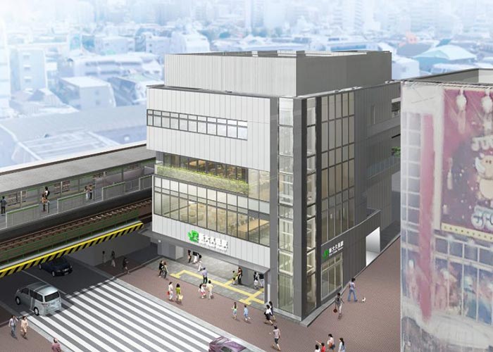 2020年内に改装開業予定のJR山手線・新大久保駅のイメージ（写真提供／JR東日本）
