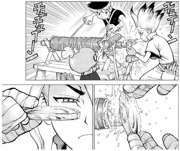 科学マンガ Dr Stone がヒット 読ませる戦略 を原作者らに聞く 日経クロストレンド 科学マンガ Dr Stone がヒット 読ませる戦略 を原作者らに聞く 日経クロストレンド