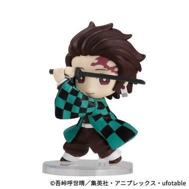 プレミアムガシャポン第1弾商品となる「ちまっ! きゃら 鬼滅の刃1」。細かい彩色の再現も特徴。全3種