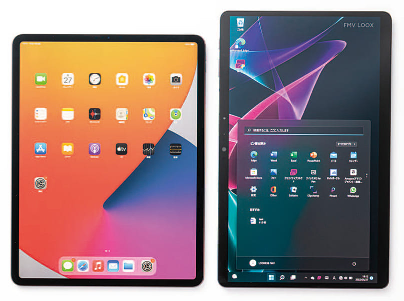 599gタブレットの富士通「FMV LOOX」がiPad Proに勝るポイント：日経