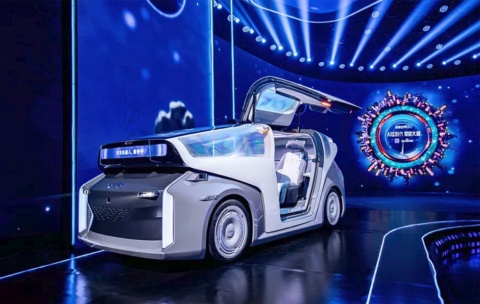 バイドゥが発表した近未来コンセプト車「ロボットカー」（画像はバイドゥのニュースリリースより）