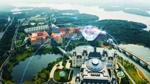 ファーウェイの研究開発拠点「松山湖キャンパス」で行われたミッション型イベントで、AR(拡張現実)技術が活用されている様子(画像はファーウェイのニュースリリースより)