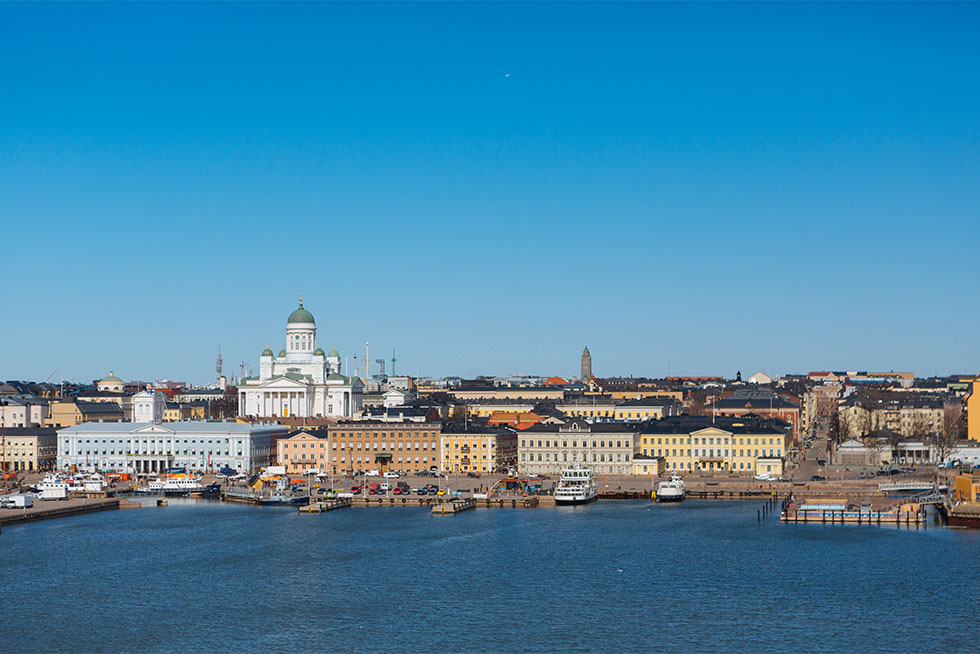 フィンランドの首都・ヘルシンキは、海沿いにある都市（写真提供／Helsinki Marketing）