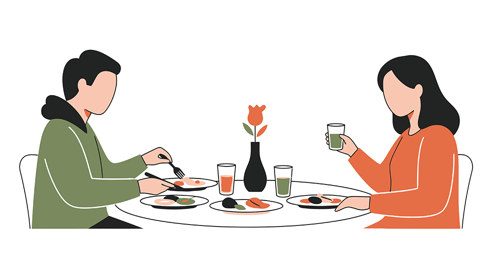 【食事デート元年】は20代に集中（画像／Sarwanto1122／stock.adobe.com）
