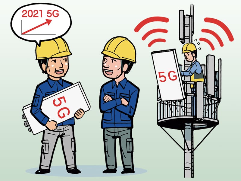 5Gの電子部品、インフラの盛り上がりが加速　プロが選ぶ7銘柄