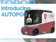 遠隔操作のピザ配達車やクルマ用USB CESで見た「移動」の進化