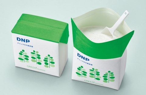 大日本印刷のリクローズ（再封）可能なチャック付き紙容器