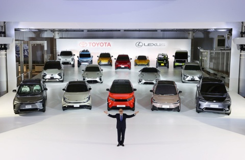 2021年12月に16車種もの電気自動車（EV）コンセプトを発表したトヨタ自動車の豊田章男社長