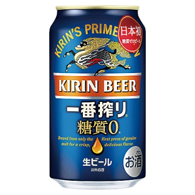 【酒類】一番搾り糖質ゼロ（キリンビール）