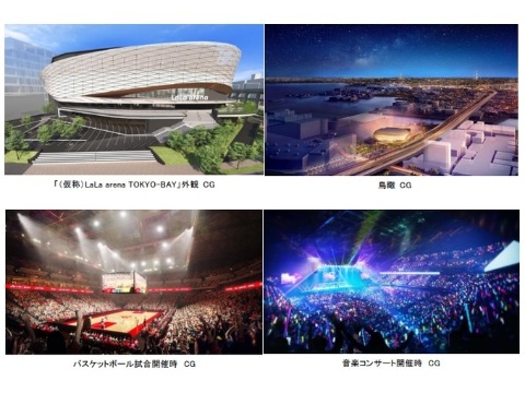 船橋市に大型アリーナ「（仮称）LaLa arena TOKYO－BAY」開業