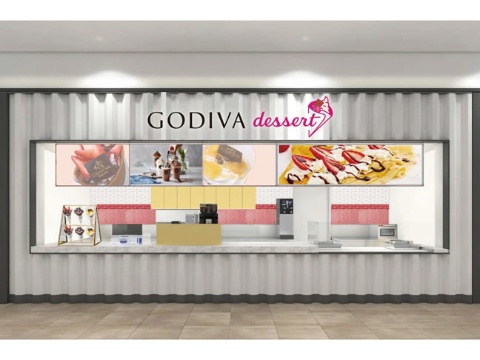 国内初出店となるゴディバの新業態「GODIVA dessert」が開業