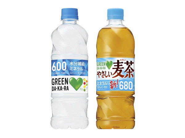 サントリー、「GREEN DA・KA・RA」と「同 やさしい麦茶」を刷新