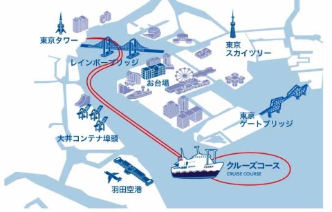 東海汽船、3年ぶりに東京湾納涼船を運航