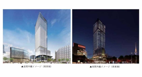 三菱地所など、コンラッドが入居する複合ビルを名古屋・栄に開業
