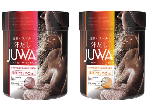 白元アース、炭酸＋海塩を使用したバスソルト「汗だしJUWA」を発売