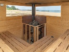 予約必須のトレンドサウナ「宝来洲」 目の前の海が水風呂に!