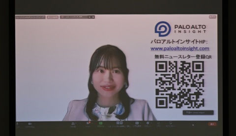 「生徒の気持ちや学習意欲に沿ったAI指針が必要」と指摘する石角氏。ITキャリア推進協会の研究会で、平井氏と対談した