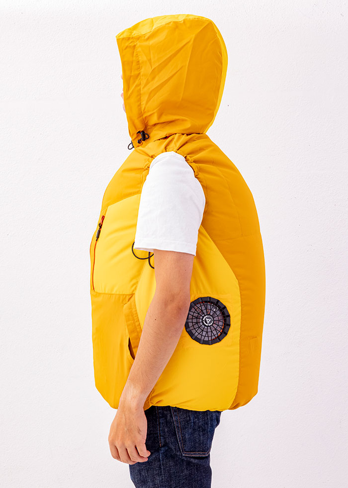 空調服 ブラウンファン付きジャケット 爆風 ワークマン 初めてのファン