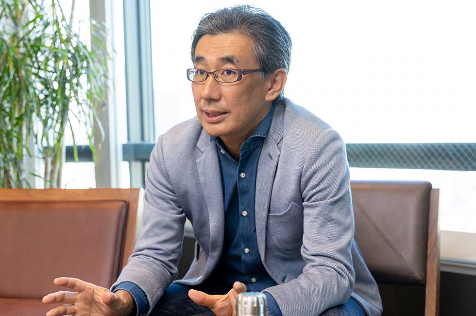 スターバックス コーヒー ジャパンの水口貴文CEO（最高経営責任者）（撮影／的野弘路）