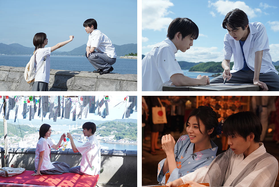 映画『リライト』は、同名小説を原作とするタイムリープ×青春ミステリー。高校3年生の夏、主人公・美雪（池田エライザ）は、300年後からタイムリープしてきた未来人・保彦（阿達慶）と出会い、恋に落ちる。彼はある小説を読み、この時代に憧れてタイムリープしてきた。ある事件が起こった7月21日、10年後にタイムリープした美雪は、27歳の自分から一冊の本をみせられ、「あなたが書く小説」と告げられる。それは保彦がこの時代にくるきっかけとなった小説だった。10年後、作家になった美雪は小説を完成させたが、運命の日に高校生の美雪は現れなかった。いったい何が起きたのか？ 1冊の小説を巡る、タイムリープ×青春ミステリーの幕が上がる　(c)2025『リライト』製作委員会