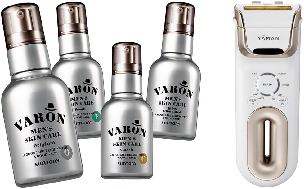 サントリー系「VARON」ヒット 美肌シニア男性が続出、美容新潮流