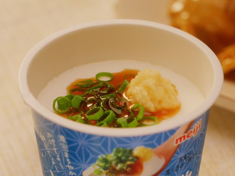 明治の本気、しょうゆをかける禁断の“豆腐”ヨーグルトが大ヒット