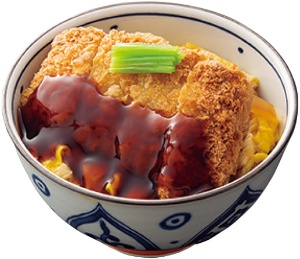 ANA国際線Cクラスの機内食に採用された「ヘルシーかつ丼」。かつはオリジナル