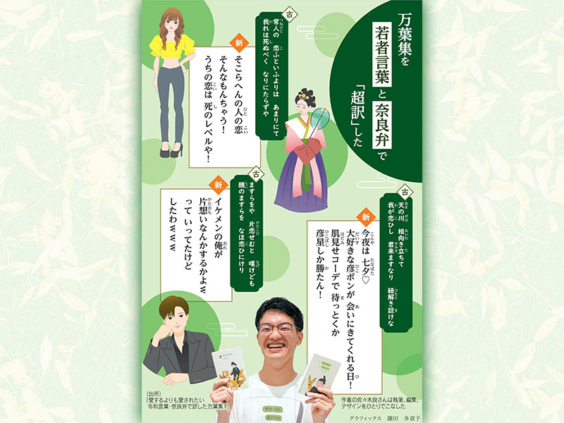 ギャル語版「万葉集」10万部突破　帯なし・広告なしでなぜ売れる？